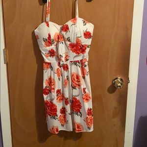 Floral spaghetti strap dress